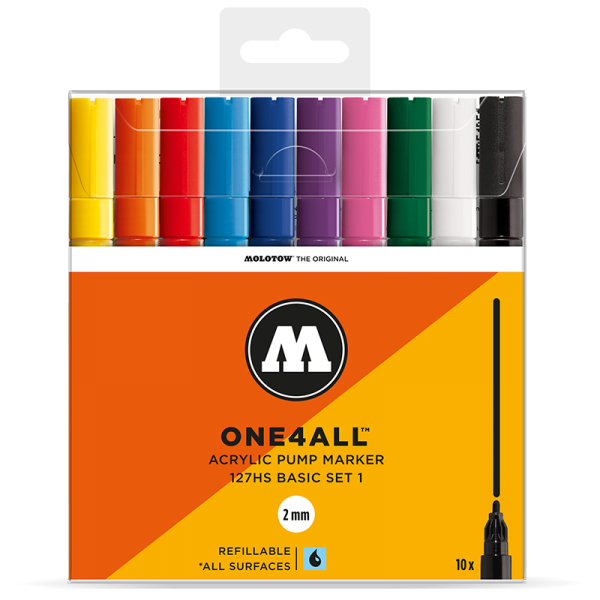Molotow One4All 127 HS Marker 10er Set 1